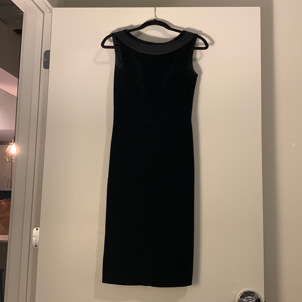 Barney’s black dress. Silk & cotton- made in Italy.